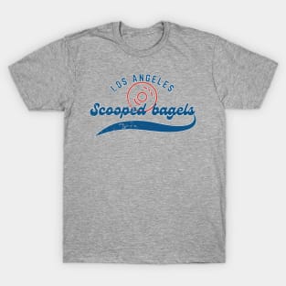 Los Angeles Scooped Bagels | Funny | Bagel Battle | Scooped Bagel Beef | New York City | Los Angeles | NYC | LA T-Shirt